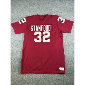 Vintage 70's Stanford College Sand Knit Football Jersey Sz Large NCAA